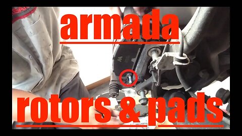 Replace Front Brake Pads Resurface Rotors '04-'13 Nissan Armada √ Fix it Angel