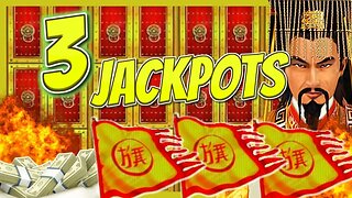 INSANE TRIPLE DRAGON LINK JACKPOTS! 🐲 $100 High Limit Golden Century Slots in Vegas!