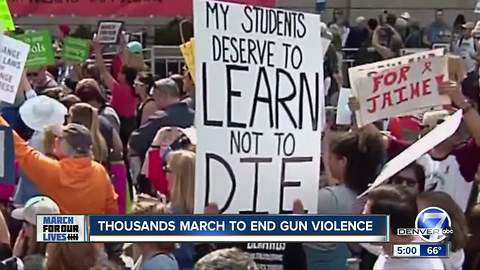 Tens of thousands gather in Denver to 'March for Our Lives'