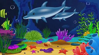 Bedtime Lullabies and Calming Undersea Animation ~ Baby Sleep Music