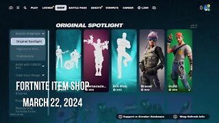 Fortnite Item Shop|March 22, 2024