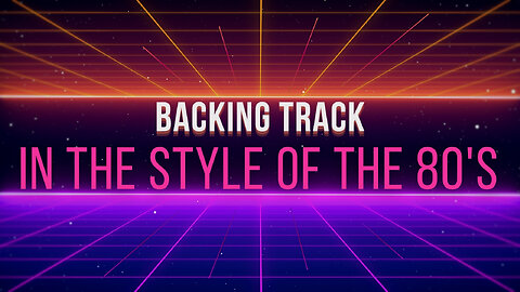 80's Style Backing Track in G Major