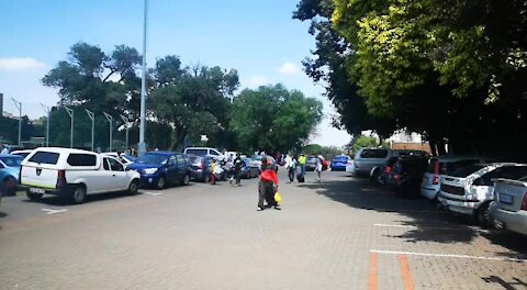 SOUTH AFRICA - JOHANNESBURG - Grade 8 Learners arrive at Parktown Boys High after orientation trip was cut short in the Northwest. (JUL)