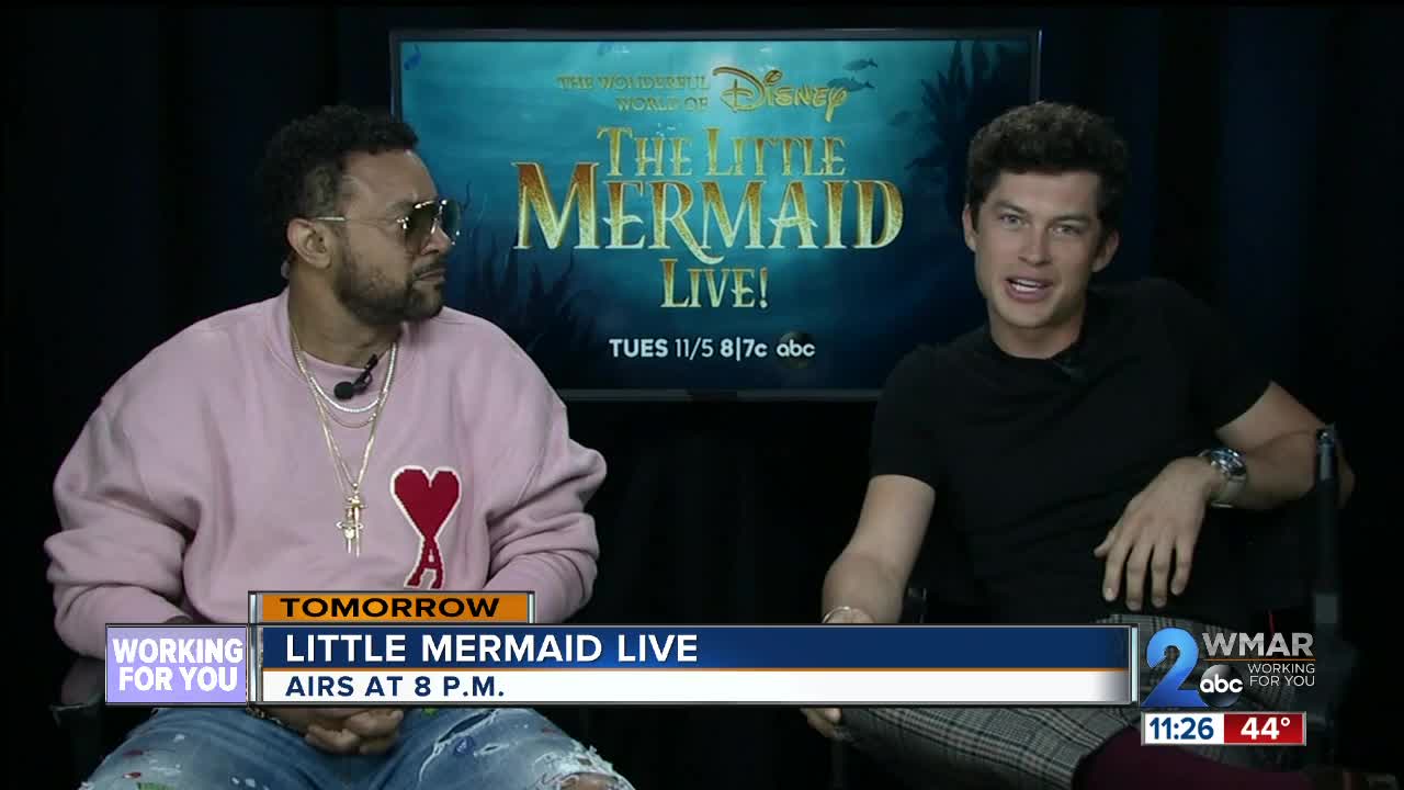 WMAR 2-News' Lauren Cook speaks with cast of Little Mermaid Live