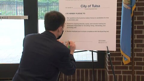 City of Tulsa signs Pay Equity Pledge