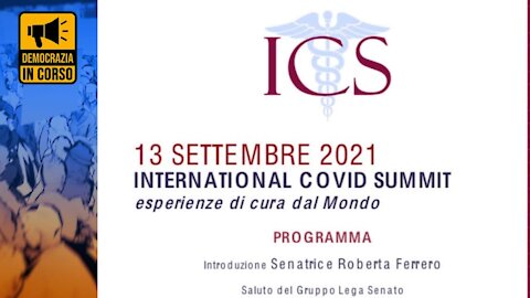 INTERNATIONAL COVID SUMMIT - Terza parte