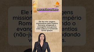 FATOS CURIOSOS sobre o APÓSTOLO PAULO #palavradodia #reflexão #apóstolopaulo