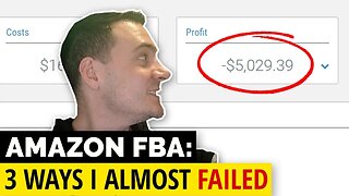 Amazon FBA Failure Stories: 3 Things That Almost Cost Me My Business 🙁