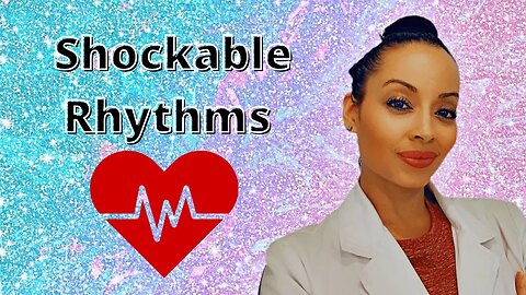 Which rhythms are shockable? #SHORTS #ACLS