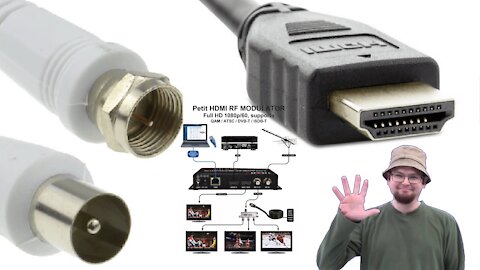 How to Convert HDMI to Coaxial Cable – Digital ATSC Modulator