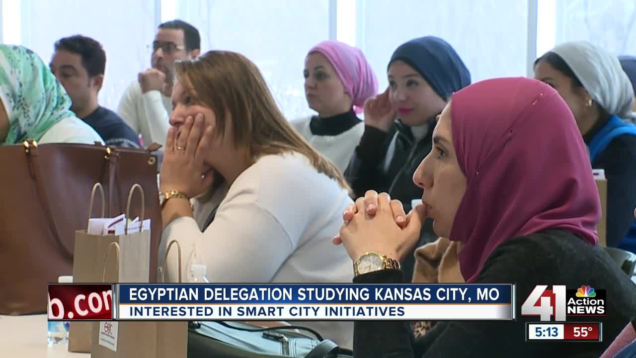 Egyptian delegation studying Kansas City, MO