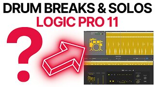 Logic Pro 11 HOW TO MAKE DRUM BREAKS & SOLOS | Drummer Session Player