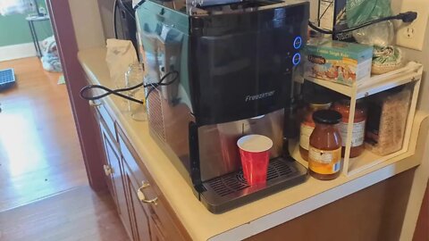 Nugget Ice Maker, Freezimer Ice Maker Countertop Machine with WiFi Connectivity, Sonic Ice Maker