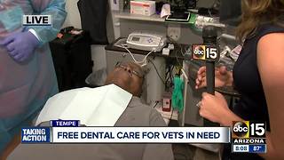Veterans offered free dental care