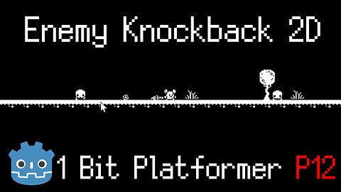 Directional Knockback for CharacterBody2D ~ 1 Bit Platformer Part 12 ~ Godot 4.3