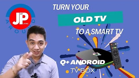 How to turn your TV into a Smart TV and watch Netflix or Youtube in it | Q+ Android TV Box review