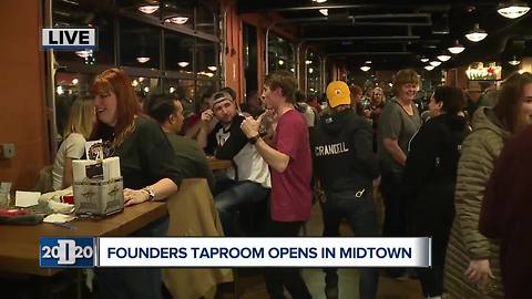 Founders Brewing Company opens Detroit taproom