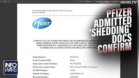 Pfizer Admitted Shedding: Document Says They Were Concerned About 'Exposure'
