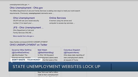 DWYM: Unemployment sites crashing