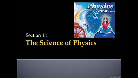 Conceptual Physics Section 1.1