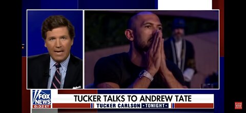 Andrew Tate on fox nation after getting banned