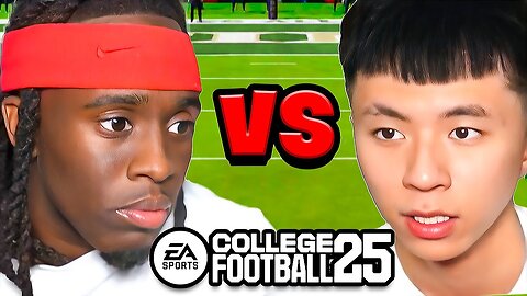 Kai Cenat & Ray Wager For $20,000 In College Football 25!