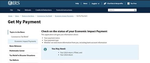 New IRS website helps you track stimulus check