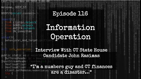 IO Episode 116 - CT House Candidate John Rasimas On Fixing State Finances