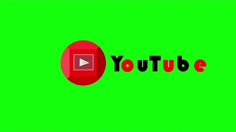 Free Animated Youtube Logo chroma green screen