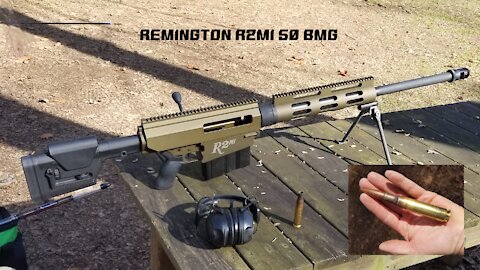Firing the Remington R2Mi 50 BMG