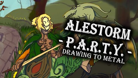 ALESTORM - P.A.R.T.Y. | Digital Painting To Metal "Pirate Party Time"