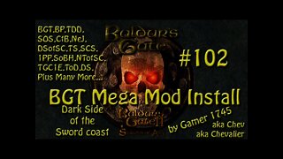 Let's Play Baldur's Gate Trilogy Mega Mod Part 102 - Dark Side