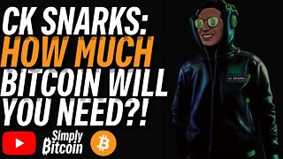 CK SNARKS: How Much Bitcoin Will You Need?!