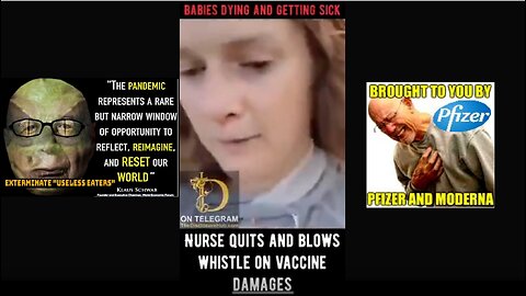 NURSE QUITS AND BLOWS WHISTLE ON VACCINES ! (Related info & links in description)