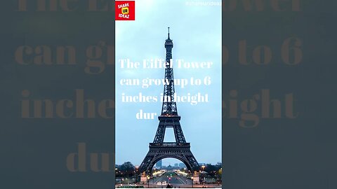 Hidden Secrets: The Surprising Growth of the Eiffel Tower in Summer #shortsfeed #shortsvideo #facts