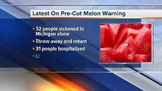 At least 60 people sick after cut-melon contamination across 8 states including Michigan, Indiana