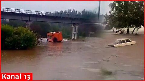 Flooding in river wreaks havoc in Russia’s Zabaykalsky region – Residents are evacuated