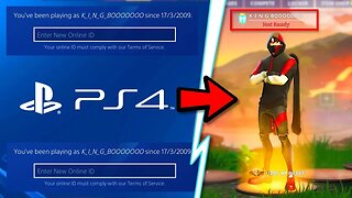 How to Change PS4 NAME in Fortnite For FREE! NEW PSN ID CHANGE TUTORIAL/GUIDE! Change ONLINE ID Free