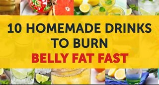 10 Best Homemade Drink Recipes to Burn Belly Fat Fast