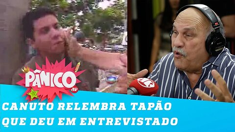 Márcio Canuto relembra TAPÃO que deu em entrevistado ao vivo