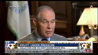 Pruitt under pressure