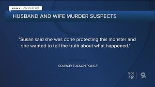 Husband and Wife murder suspects: Threats and a coded message