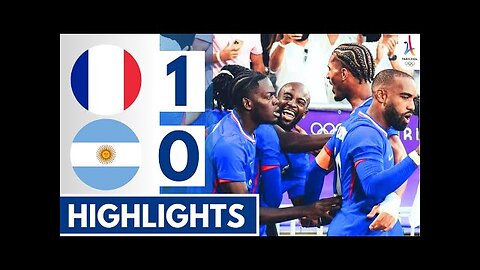 France Vs Argentina 1-0 Extended Highlights _ Paris Olympics 2024 Highlights_ Mateta Goal _ Fight