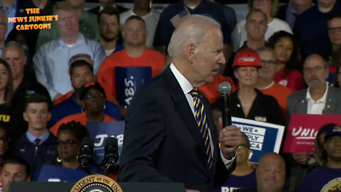 Biden changes his "restless dad in the bedroom" story from "no health insurance" to "no pensions."