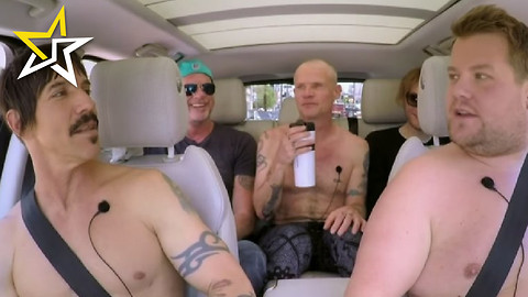 James Corden Goes Rock N Roll During 'Carpool Karaoke' With Red Hot Chili Peppers