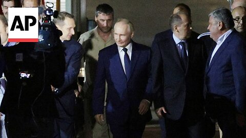 Putin greets Russian prisoners freed in swap with US as they arrive in Moscow