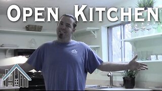 How to install kitchen shelves, open kitchen style. Build shelves. Easy!