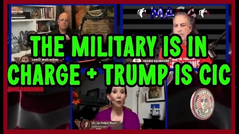 Dr. Jan Halper w/ The Big Mig > The MILITARY Is In Charge + Trump Is CIC!