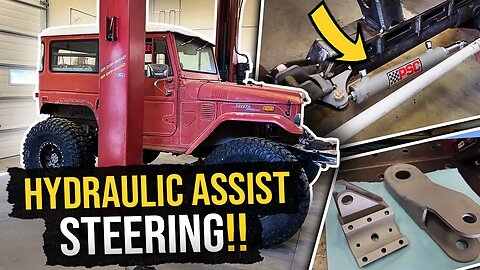 The 1 Ton 40 Series Land Cruiser Gets HYDRO ASSIST Steering!!