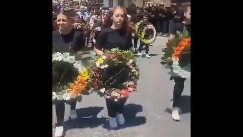 Israelis Bury Their Children Today From Hezbollah Rocket Attack Hitting Soccer Field